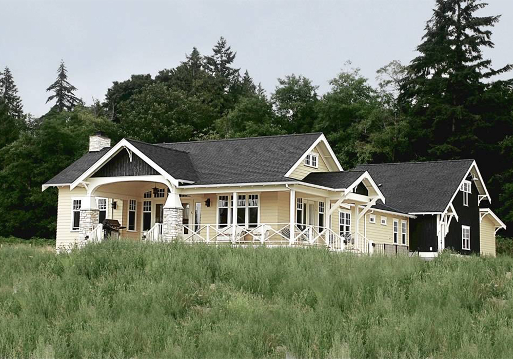 residential house with Structural Insulated Panels