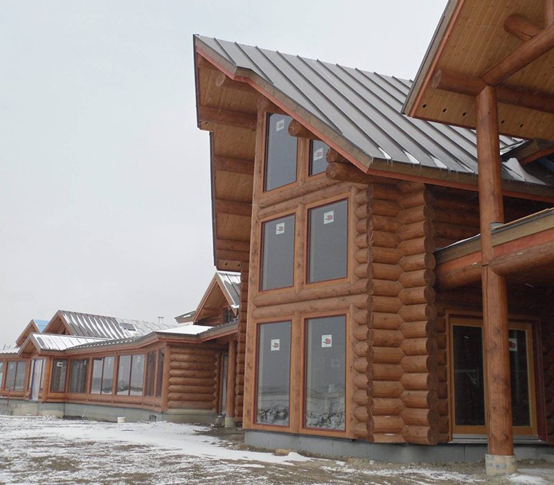 Large Timberframe Log Home
