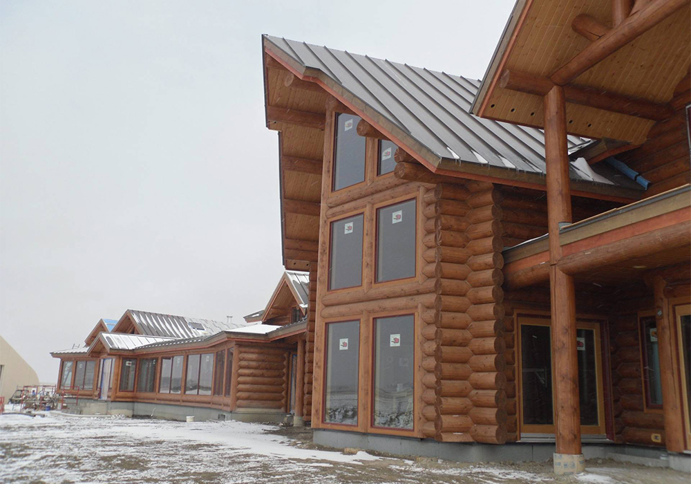 Large Timberframe Log Home