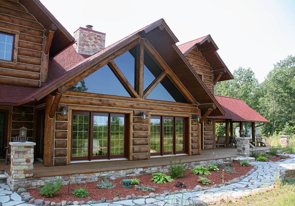 Large Luxury Log Home