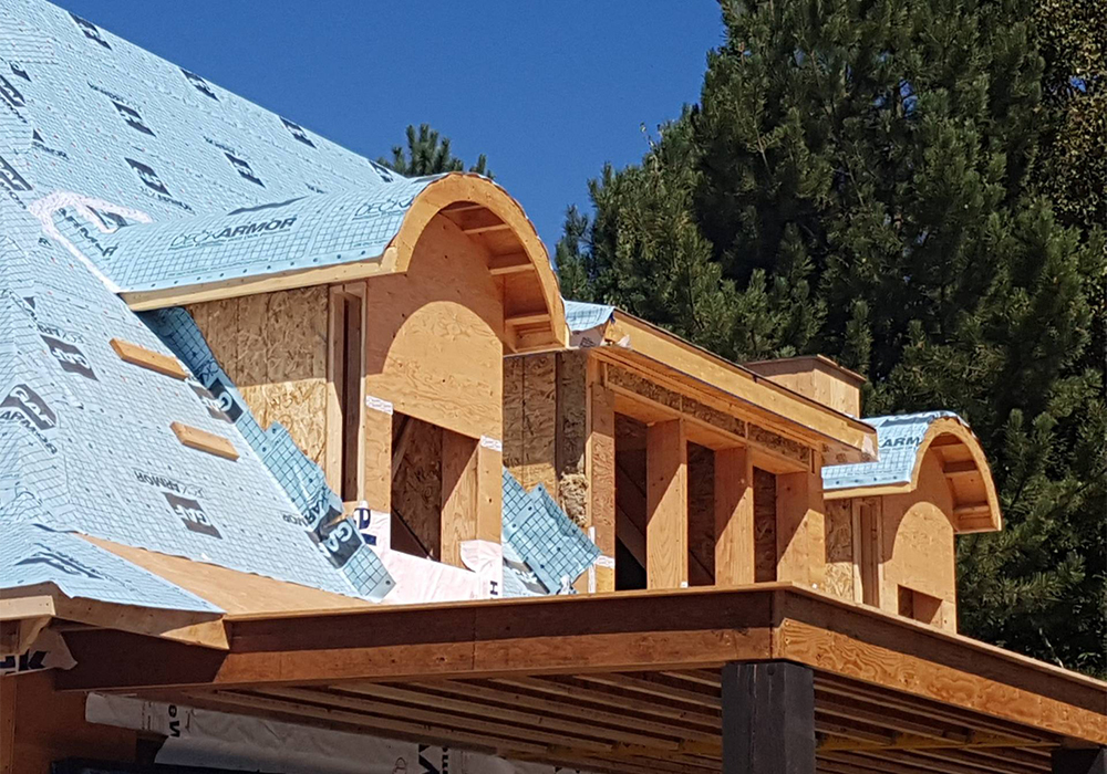 Exterior image of home under construction